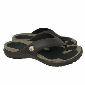 crocs men's flip flops thong sandals
